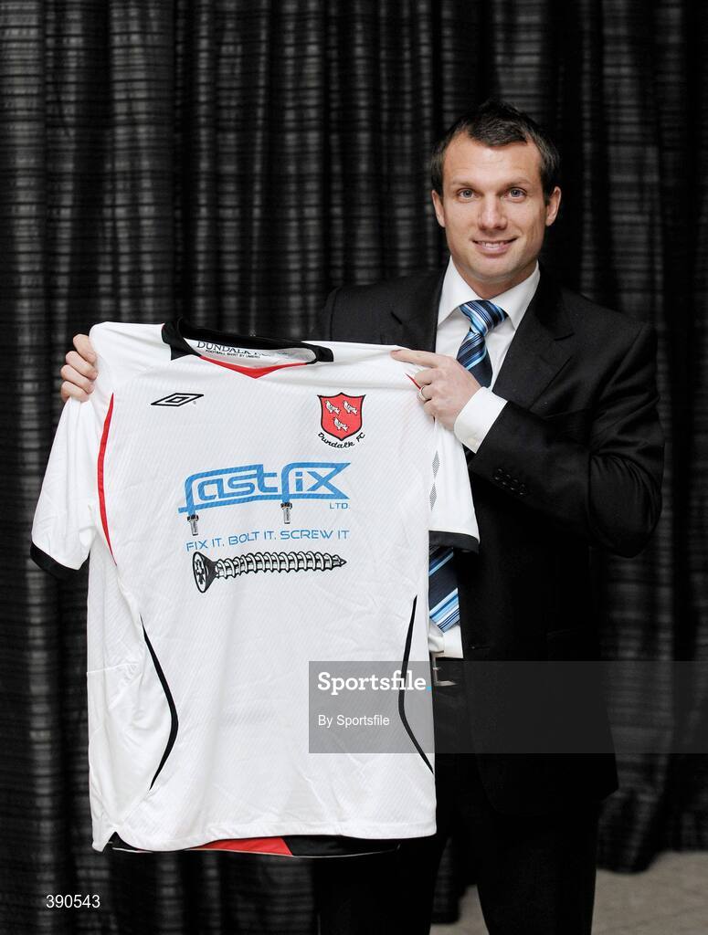 4 December 2009; Ian Foster who has been introduced as the new Dundalk FC manager. Crowne Plaza Hotel, Dundalk, Co. Louth. Photo by Sportsfile