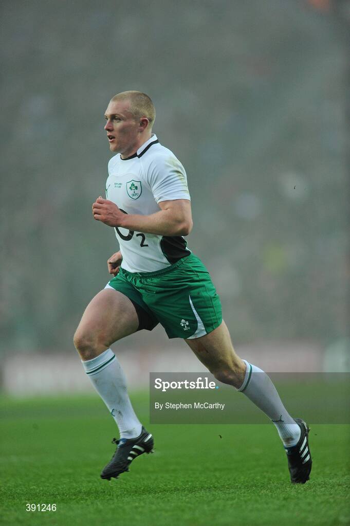 28 November 2009; Keith Earls , Ireland. Autumn International Guinness Series 2009, Ireland v South Africa, Croke Park, Dublin. Picture credit: Stephen McCarthy / SPORTSFILE