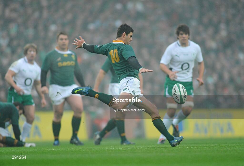 28 November 2009; Morne Steyn, South Africa. Autumn International Guinness Series 2009, Ireland v South Africa, Croke Park, Dublin. Picture credit: Stephen McCarthy / SPORTSFILE
