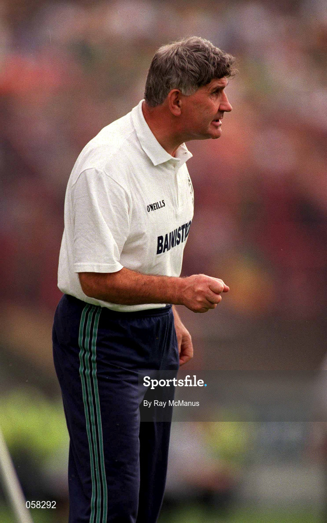 20 July 1997; Kildare manager Mick O'Dwyer during the Leinster GAA Senior Football Championship Semi-Final Second Replay match between Meath and Kildare at Croke Park in Dublin. Photo by Ray McManus/Sportsfile