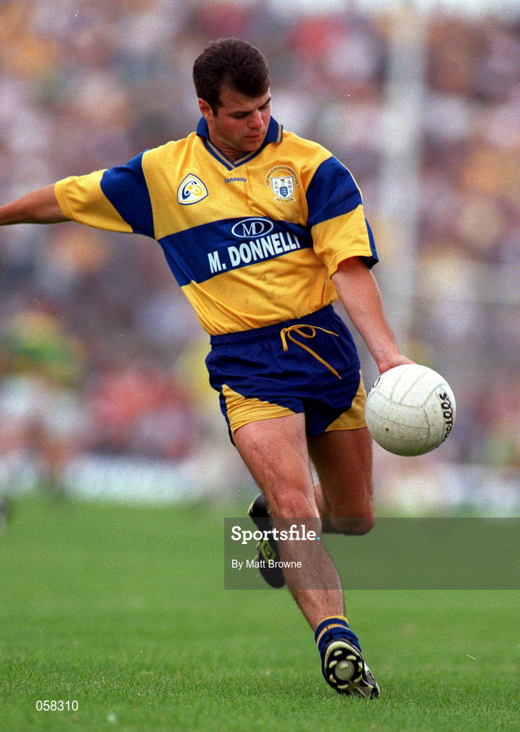 20 July 1997; David Keane of Clare during the Bank of Ireland Munster Senior Football Championship Final match between Kerry and Clare at the Gaelic Grounds in Limerick. Photo by Ray McManus/Sportsfile
