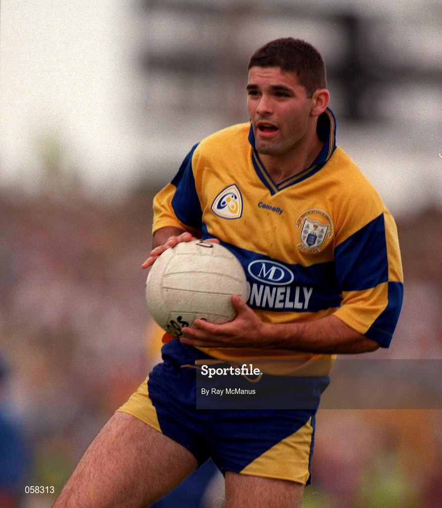 20 July 1997; Cathal Shannon of Clare during the Bank of Ireland Munster Senior Football Championship Final match between Kerry and Clare at the Gaelic Grounds in Limerick. Photo by Ray McManus/Sportsfile