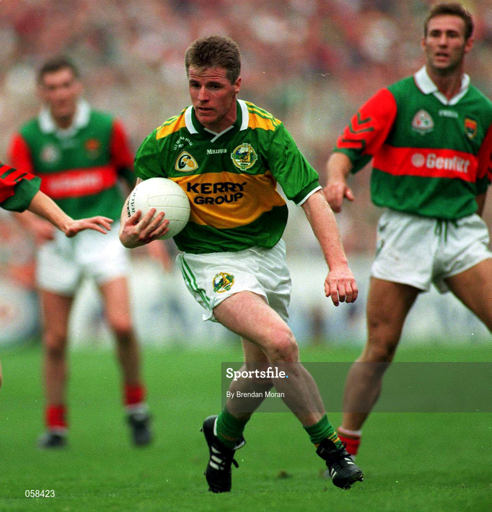 28 September 1997; Eamon Breen of Kerry during the Bank of Ireland All-Ireland Senior Football Championship Final between Kerry and Mayo at Croke Park in Dublin. Photo by Brendan Moran/Sportsfile