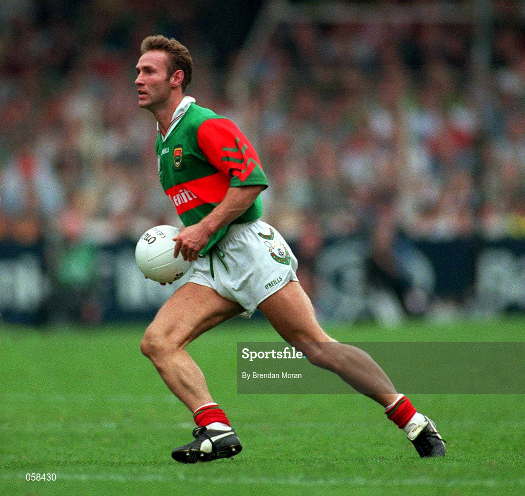 28 September 1997; Colm McManaman of Mayo during the Bank of Ireland All-Ireland Senior Football Championship Final between Kerry and Mayo at Croke Park in Dublin. Photo by Brendan Moran/Sportsfile