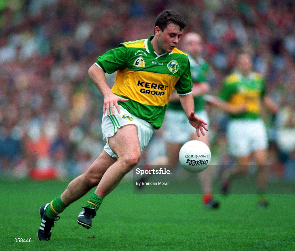 28 September 1997; Denis O'Dwyer of Kerry during the Bank of Ireland All-Ireland Senior Football Championship Final between Kerry and Mayo at Croke Park in Dublin. Photo by Brendan Moran/Sportsfile