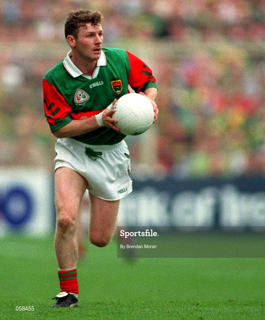 28 September 1997; David Nestor of Mayo during the Bank of Ireland All-Ireland Senior Football Championship Final between Kerry and Mayo at Croke Park in Dublin. Photo by Brendan Moran/Sportsfile