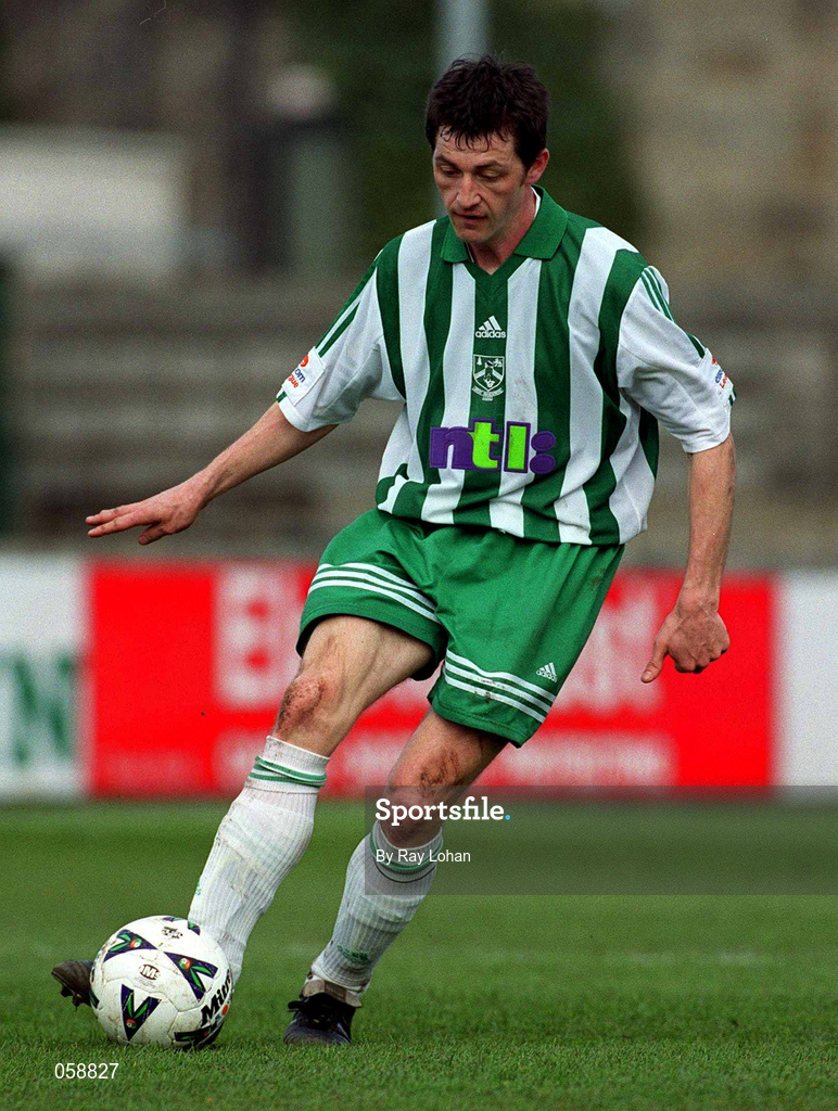 25 March 2001; Colm Tresson of Bray Wanderers during the Eircom League Premier Division match between Bray Wanderers and Finn Harps at the Carlisle Grounds in Bray, Wicklow. Photo by Ray Lohan/Sportsfile