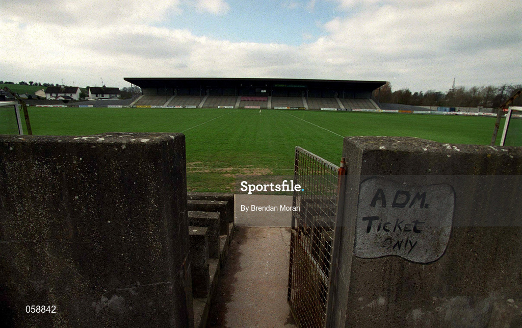 25 March 2001; A general view of the ground before the Offaly County Senior Hurling Championship Final match between Birr and Seir Kieran at St Brendan's Park in Birr, Offaly. Photo by Brendan Moran/Sportsfile
