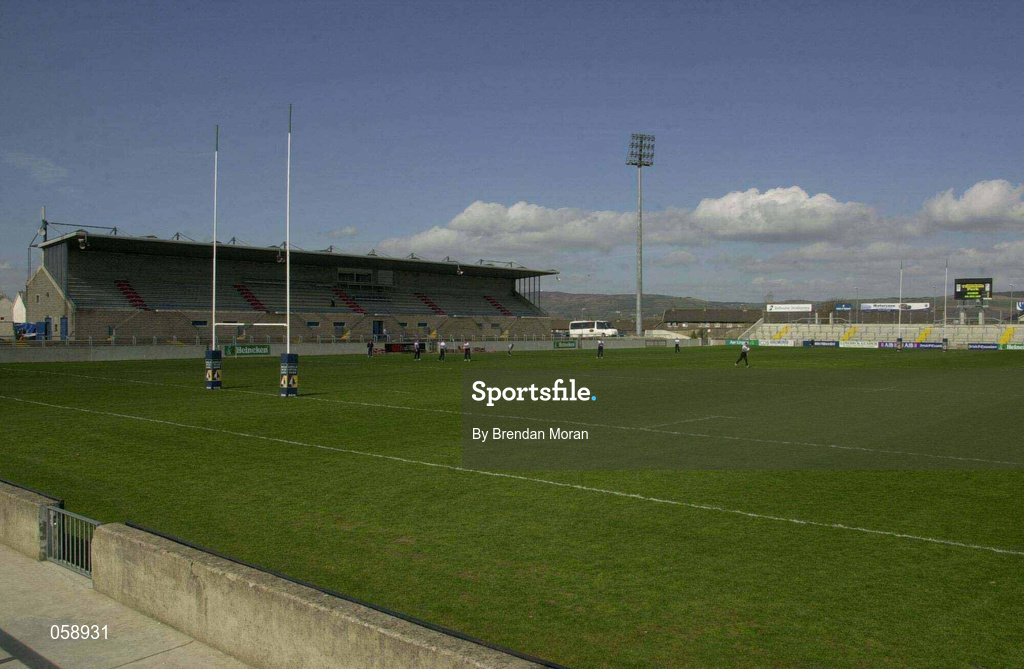 31 March 2001; A general view of Thomond Park before the AIB All-Ireland League Rugby Division 1 match between Shannon RFC and Galwegians RFC at Thomond Park in Limerick. Photo by Brendan Moran/Sportsfile