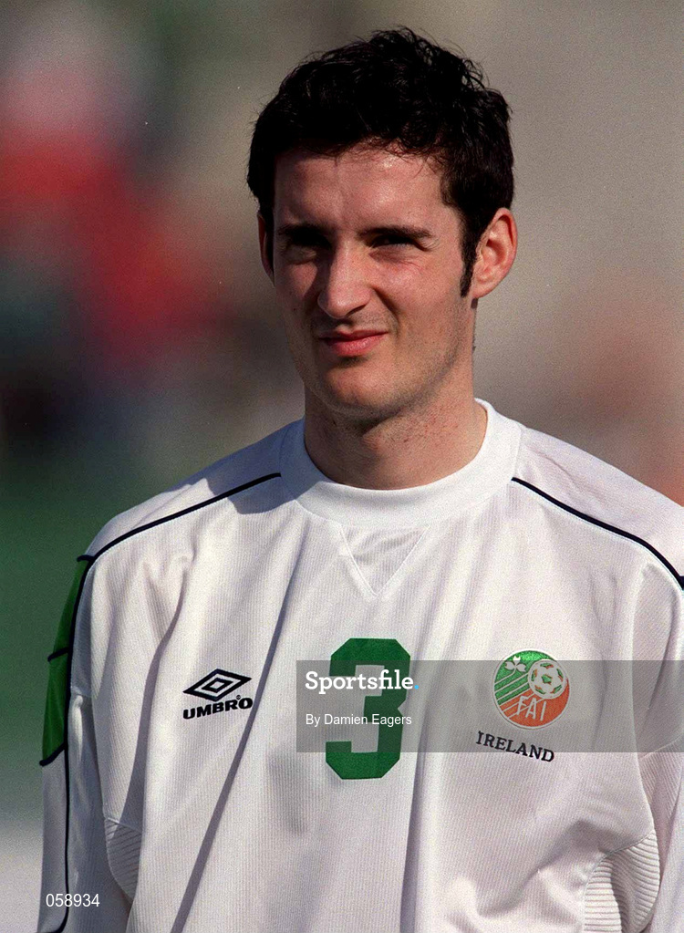 23 March 2001; Clive Clarke of Republic of Ireland before the UEFA European U21 Championship Qualification Group 2 game between Cyprus and Republic of Ireland at the GSZ Stadium in Larnaca, Cyprus. Photo by Damien Eagers/Sportsfile