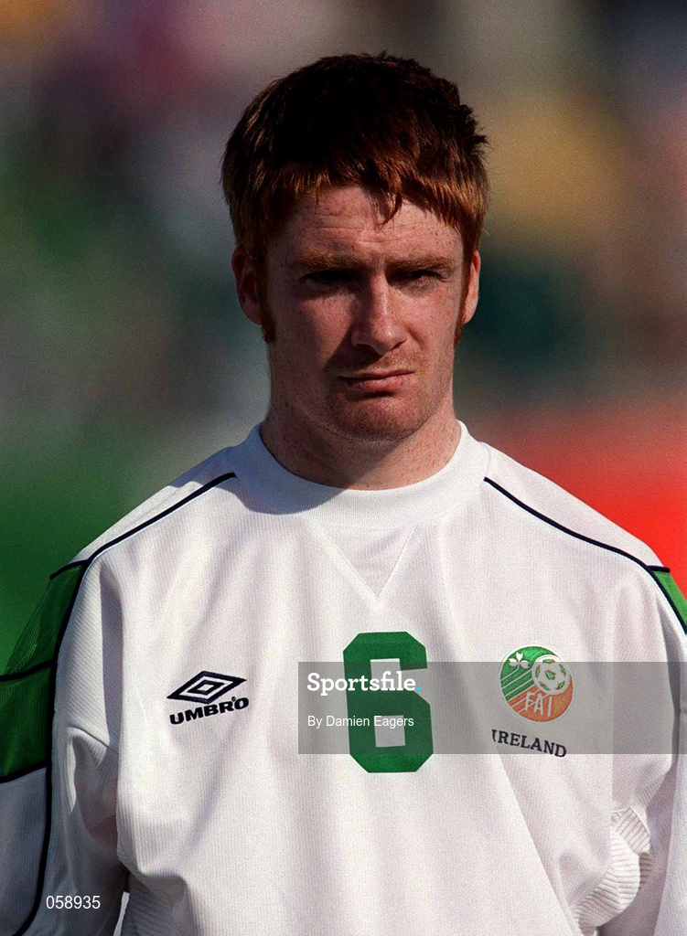23 March 2001; James O'Connor of Republic of Ireland before the UEFA European U21 Championship Qualification Group 2 game between Cyprus and Republic of Ireland at the GSZ Stadium in Larnaca, Cyprus. Photo by Damien Eagers/Sportsfile