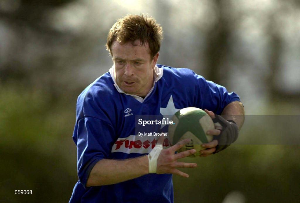 31 March 2001; Denis Hickie of St Mary's College during the AIB All-Ireland League Division 1 match between Cork Constitution RFC and St Mary's RFC at Temple Hill in Cork. Photo by Matt Browne/Sportsfile