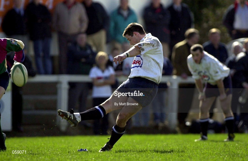 31 March 2001; Brian O'Meara of Cork Constitution during the AIB All-Ireland League Division 1 match between Cork Constitution RFC and St Mary's RFC at Temple Hill in Cork. Photo by Matt Browne/Sportsfile