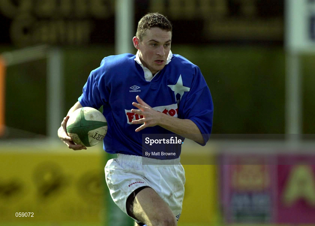 31 March 2001; Alan Conboy of St Mary's College during the AIB All-Ireland League Division 1 match between Cork Constitution RFC and St Mary's RFC at Temple Hill in Cork. Photo by Matt Browne/Sportsfile