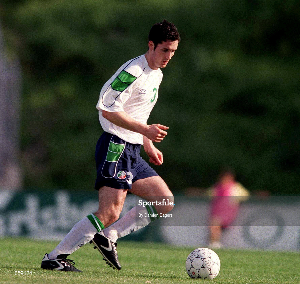 23 March 2001; Clive Clarke of Republic of Ireland during the UEFA European U21 Championship Qualification Group 2 game between Cyprus and Republic of Ireland at the GSZ Stadium in Larnaca, Cyprus. Photo by Damien Eagers/Sportsfile