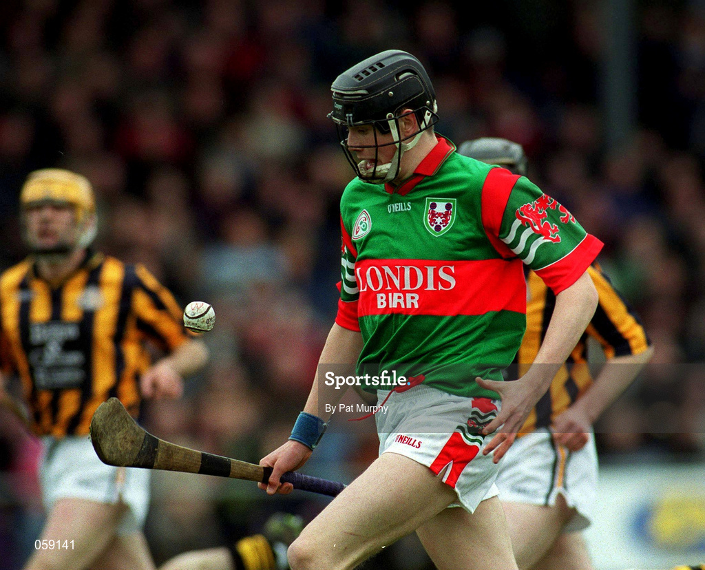 25 March 2001; Rory Hannify of Birr during the Offaly County Senior Hurling Championship Final match between Birr and Seir Kieran at St Brendan's Park in Birr, Offaly. Photo by Pat Murphy/Sportsfile