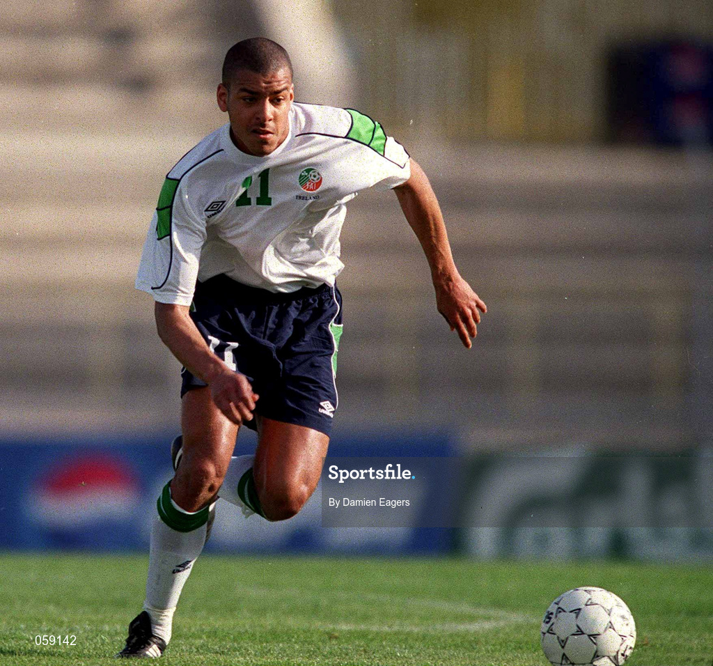 23 March 2001; Stephen Reid of Republic of Ireland during the UEFA European U21 Championship Qualification Group 2 game between Cyprus and Republic of Ireland at the GSZ Stadium in Larnaca, Cyprus. Photo by Damien Eagers/Sportsfile
