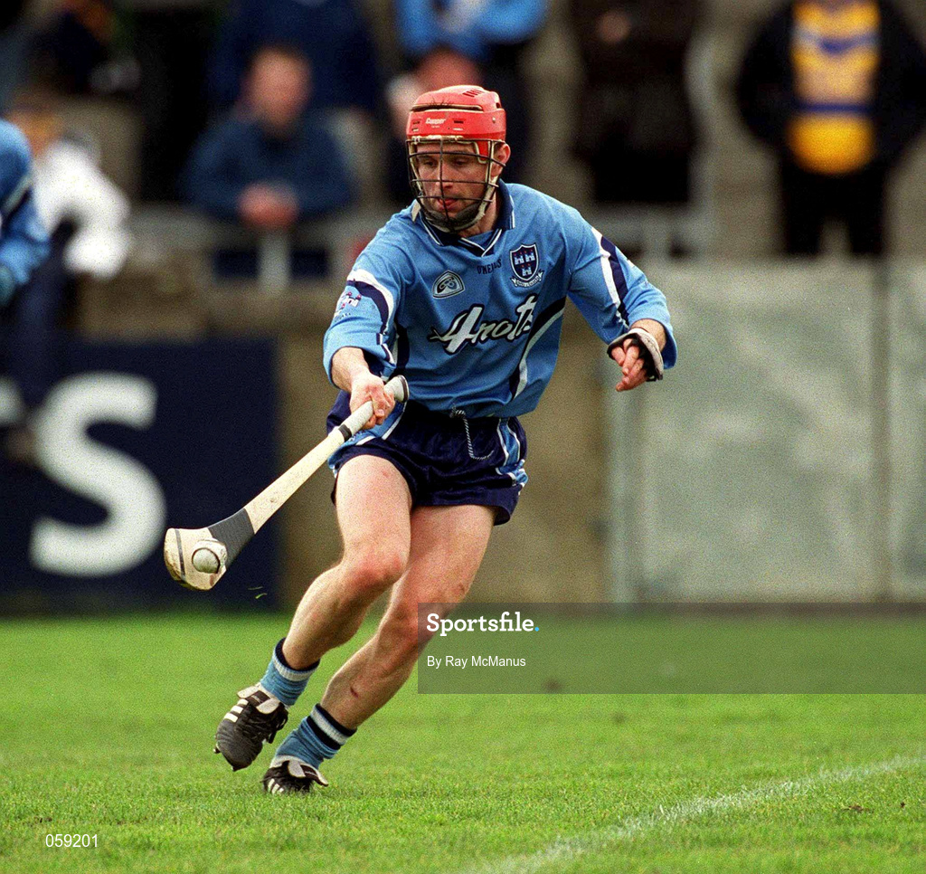 1 April 2001; David Sweeney of Dublin during the Allianz National Hurling League Division 1A match between Dublin and Clare at Parnell Park in Dublin. Photo by Ray McManus/Sportsfile