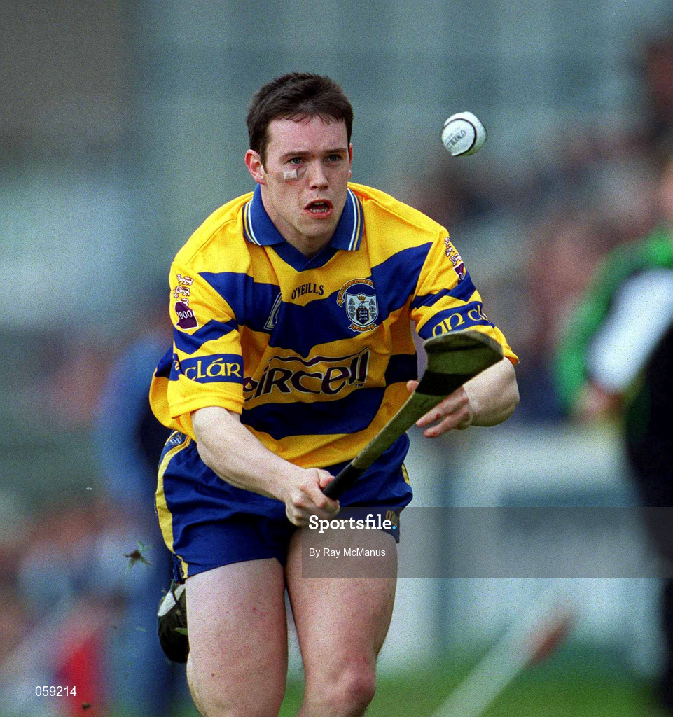 1 April 2001; Barry Murphy of Clare during the Allianz National Hurling League Division 1A match between Dublin and Clare at Parnell Park in Dublin. Photo by Ray McManus/Sportsfile