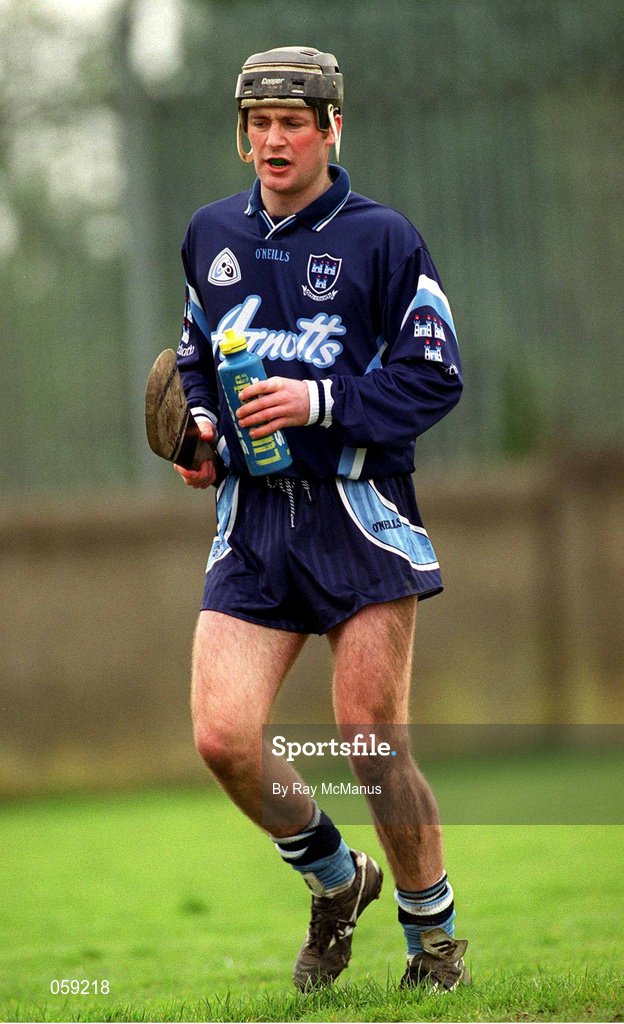 1 April 2001; Dermot Maguire of Dublin during the Allianz National Hurling League Division 1A match between Dublin and Clare at Parnell Park in Dublin. Photo by Ray McManus/Sportsfile