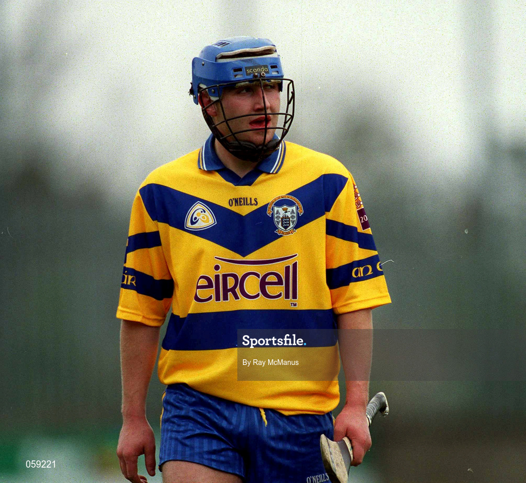 1 April 2001; Tony Carmody of Clare during the Allianz National Hurling League Division 1A match between Dublin and Clare at Parnell Park in Dublin. Photo by Ray McManus/Sportsfile