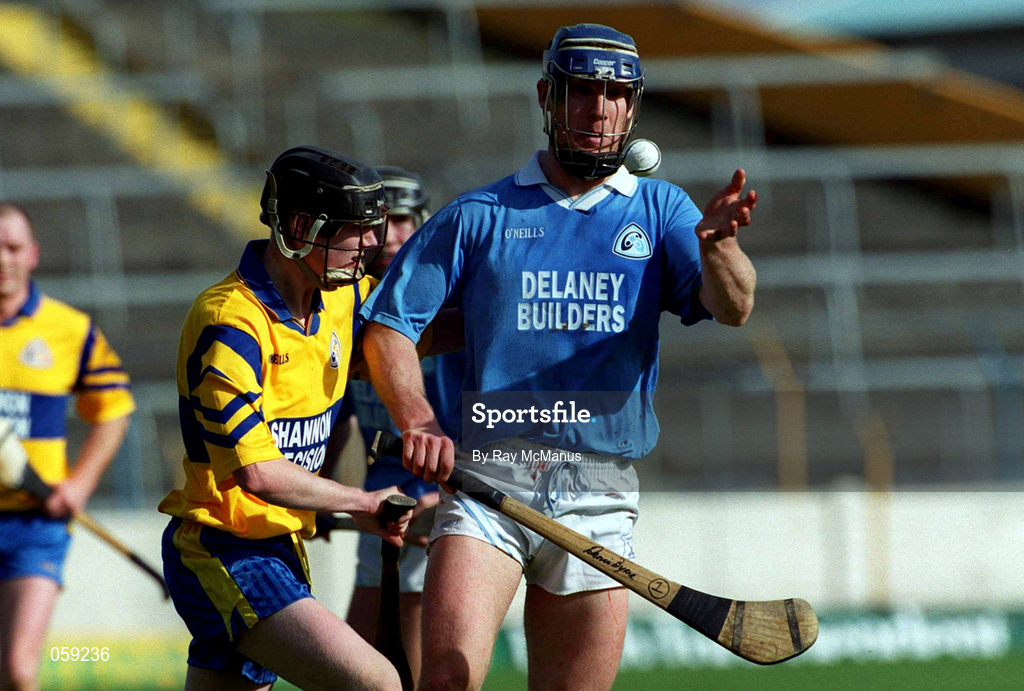 31 March 2001; Denis Byrne of Graigue Ballycallan during the AIB All-Ireland Senior Club Hurling Championship Semi-Final Replay match between Graigue Ballycallan and Sixmilebridge at Semple Stadium in Thurles, Tipperary. Photo by Ray McManus/Sportsfile