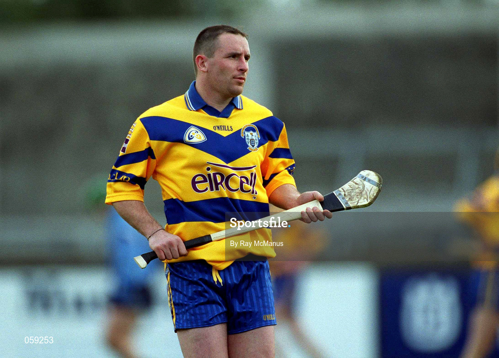 1 April 2001; Colin Lynch of Clare during the Allianz National Hurling League Division 1A match between Dublin and Clare at Parnell Park in Dublin. Photo by Ray McManus/Sportsfile