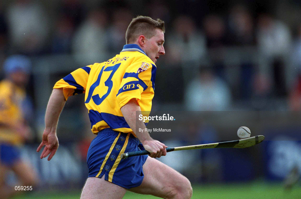 1 April 2001; Jamesie O'Connor of Clare during the Allianz National Hurling League Division 1A match between Dublin and Clare at Parnell Park in Dublin. Photo by Ray McManus/Sportsfile