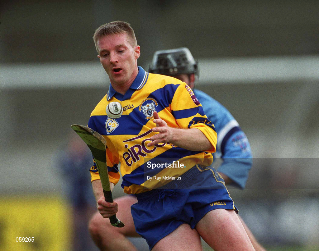 1 April 2001; Jamesie O'Connor of Clare during the Allianz National Hurling League Division 1A match between Dublin and Clare at Parnell Park in Dublin. Photo by Ray McManus/Sportsfile