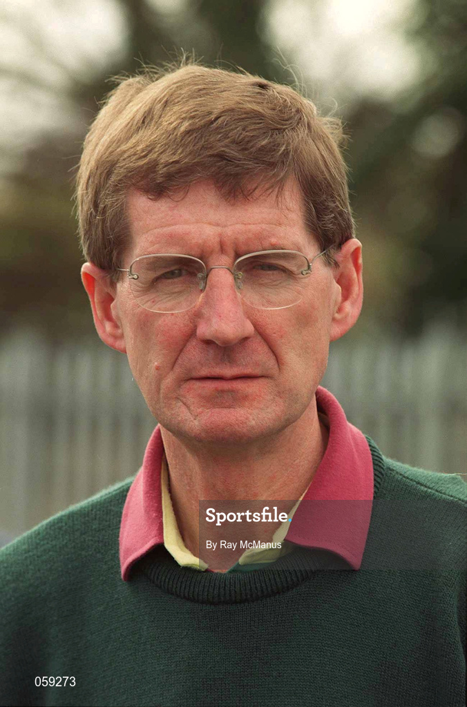 1 April 2001; John Bailey, Chairman of the Dublin County Board at the Allianz National Hurling League Division 1A match between Dublin and Clare at Parnell Park in Dublin. Photo by Ray McManus/Sportsfile