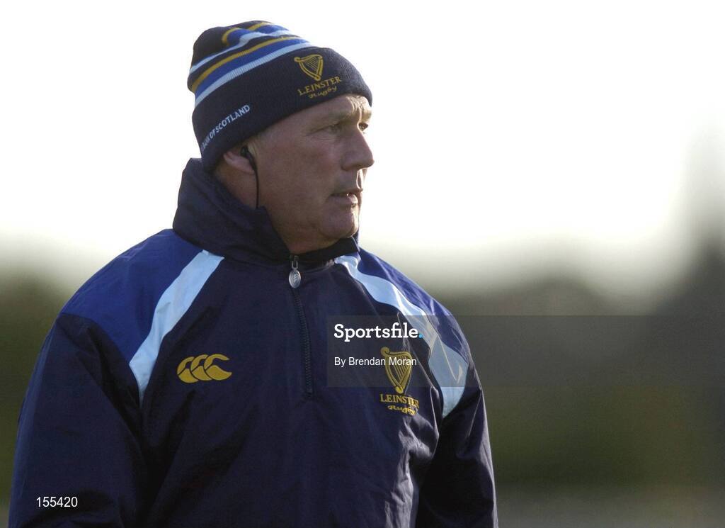 11 September 2004; Johnny O'Hagan, Leinster baggage manager. Celtic League 2004-2005, Ulster v Leinster, Ravenhill Park, Belfast. Picture credit; Brendan Moran / SPORTSFILE