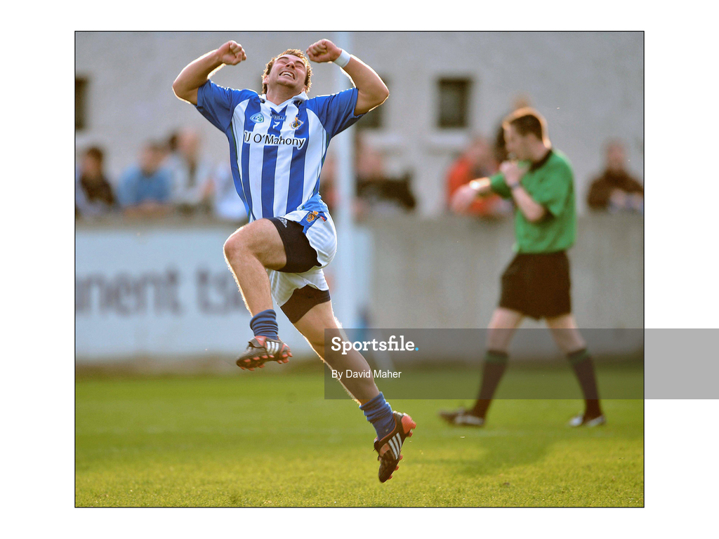 18 October 2009; Shane Durkin, Ballyboden St. Enda's, celebrates at the end of the game. Dublin County Senior Football Final, Ballyboden St. Enda's v St. Jude's, Parnell Park, Dublin. Picture credit: David Maher / SPORTSFILE