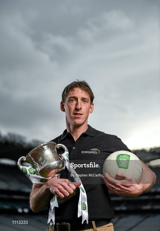 16 February 2016; In attendance at the launch of the 2016 EirGrid GAA Football U21 All-Ireland Championship launch today is EirGrid GAA Football U21 All-Ireland Championship ambassador Trevor Giles, former Meath footballer. Croke Park, Dublin. Picture credit: Stephen McCarthy / SPORTSFILE