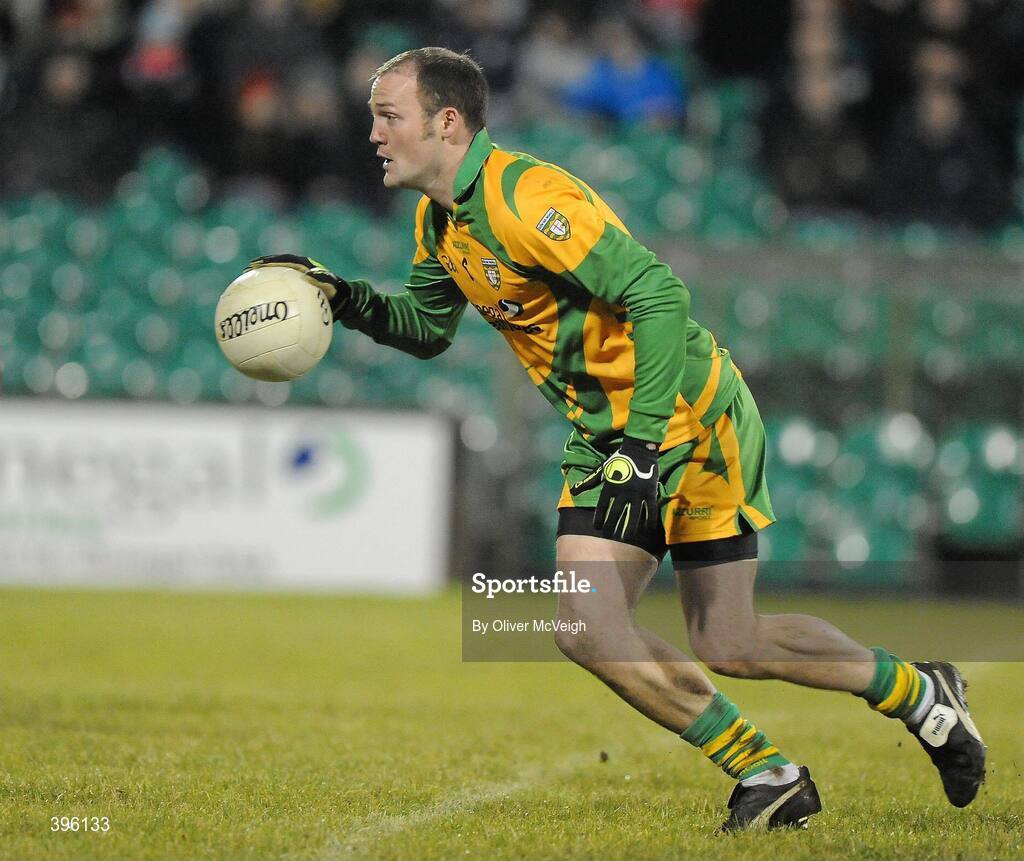 20 January 2010; Colm McFadden, Donegal. Barrett Sports Lighting Dr. McKenna Cup, Group B, Donegal v Tyrone, MacCumhaill Park, Ballybofey, Co. Donegal. Picture credit: Oliver McVeigh / SPORTSFILE