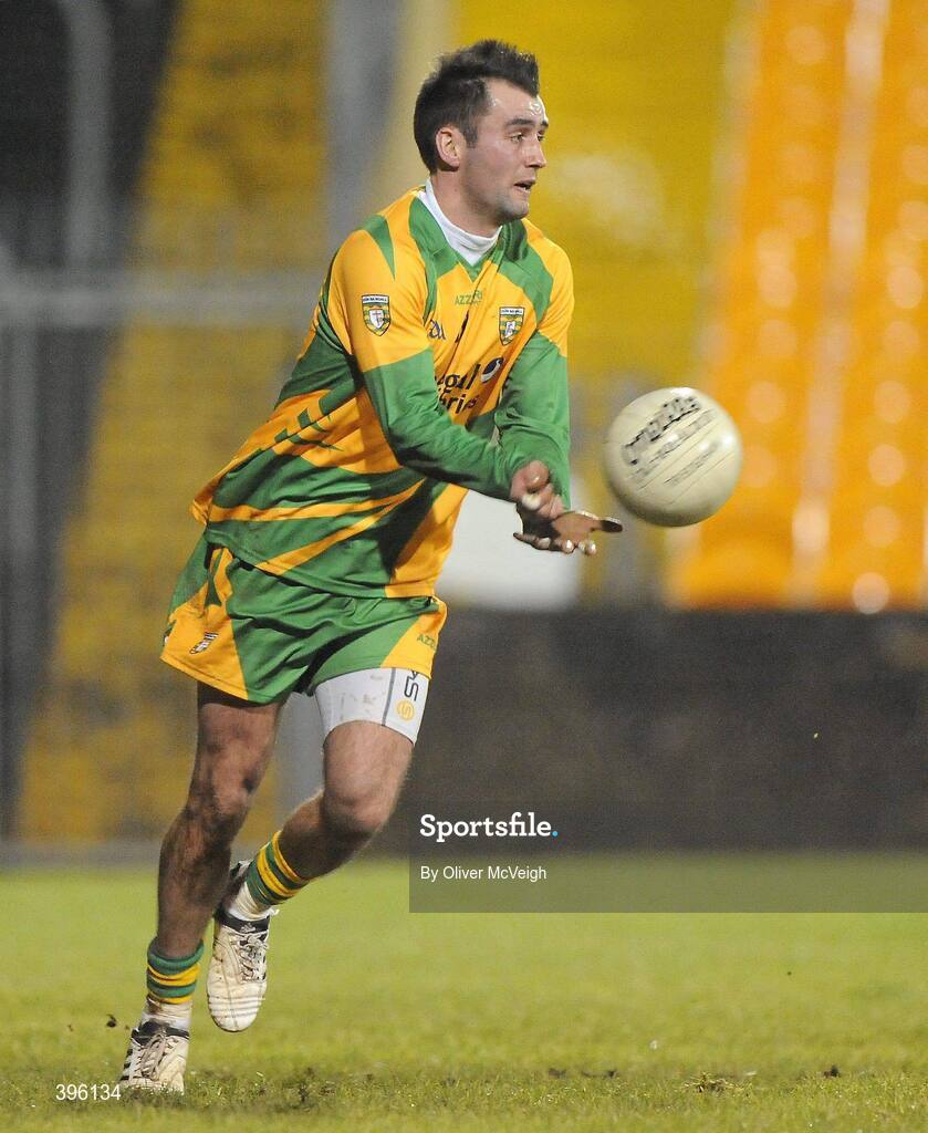 20 January 2010; Karl Lacey, Donegal. Barrett Sports Lighting Dr. McKenna Cup, Group B, Donegal v Tyrone, MacCumhaill Park, Ballybofey, Co. Donegal. Picture credit: Oliver McVeigh / SPORTSFILE