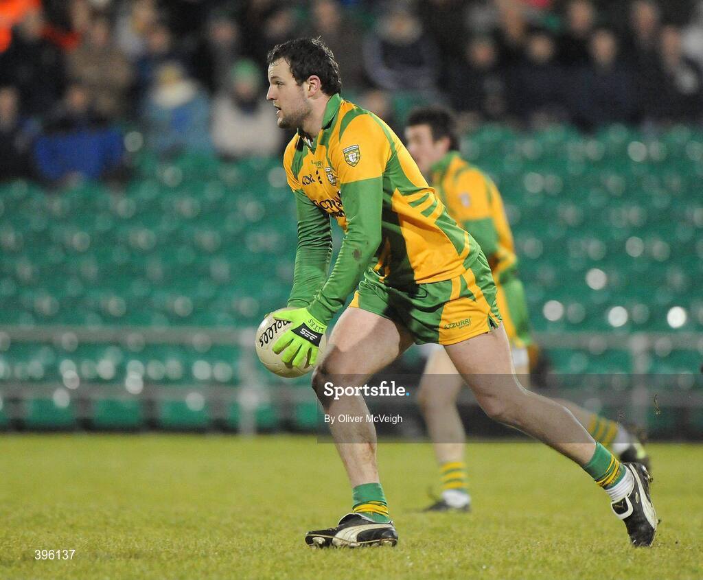 20 January 2010; Michael Murphy, Donegal. Barrett Sports Lighting Dr. McKenna Cup, Group B, Donegal v Tyrone, MacCumhaill Park, Ballybofey, Co. Donegal. Picture credit: Oliver McVeigh / SPORTSFILE