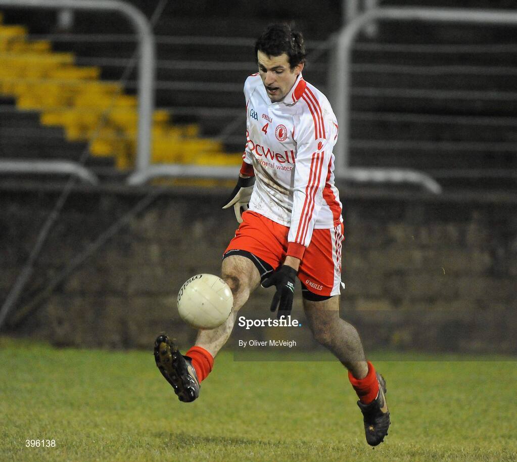 20 January 2010; Justin McMahon, Tyrone. Barrett Sports Lighting Dr. McKenna Cup, Group B, Donegal v Tyrone, MacCumhaill Park, Ballybofey, Co. Donegal. Picture credit: Oliver McVeigh / SPORTSFILE