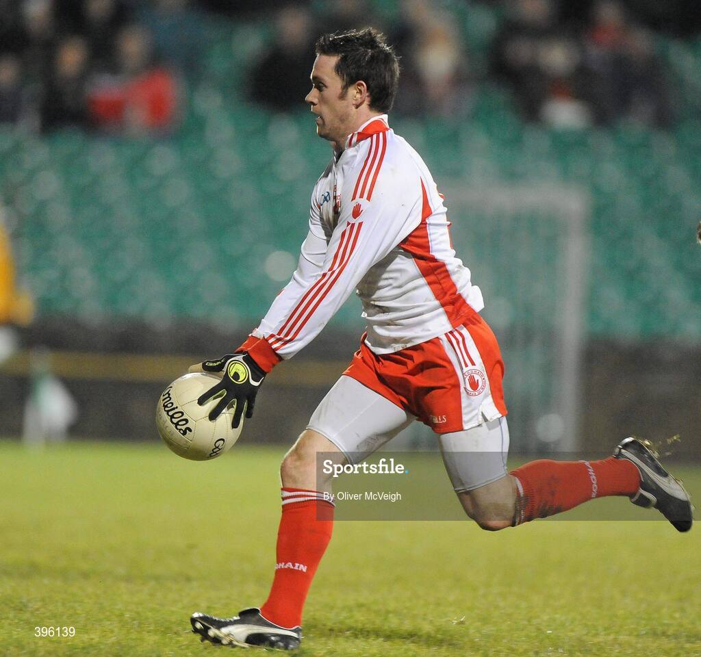20 January 2010; Martin Penrose, Tyrone. Barrett Sports Lighting Dr. McKenna Cup, Group B, Donegal v Tyrone, MacCumhaill Park, Ballybofey, Co. Donegal. Picture credit: Oliver McVeigh / SPORTSFILE