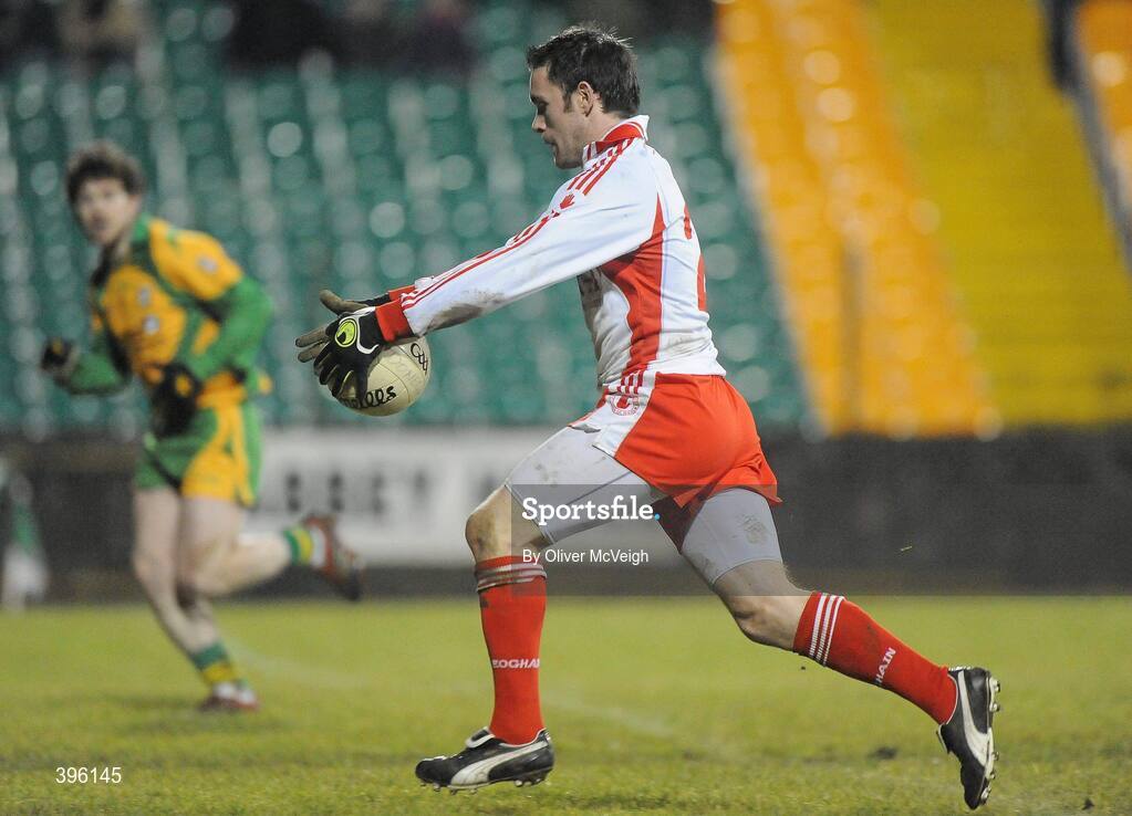 20 January 2010; Martin Penrose, Tyrone. Barrett Sports Lighting Dr. McKenna Cup, Group B, Donegal v Tyrone, MacCumhaill Park, Ballybofey, Co. Donegal. Picture credit: Oliver McVeigh / SPORTSFILE