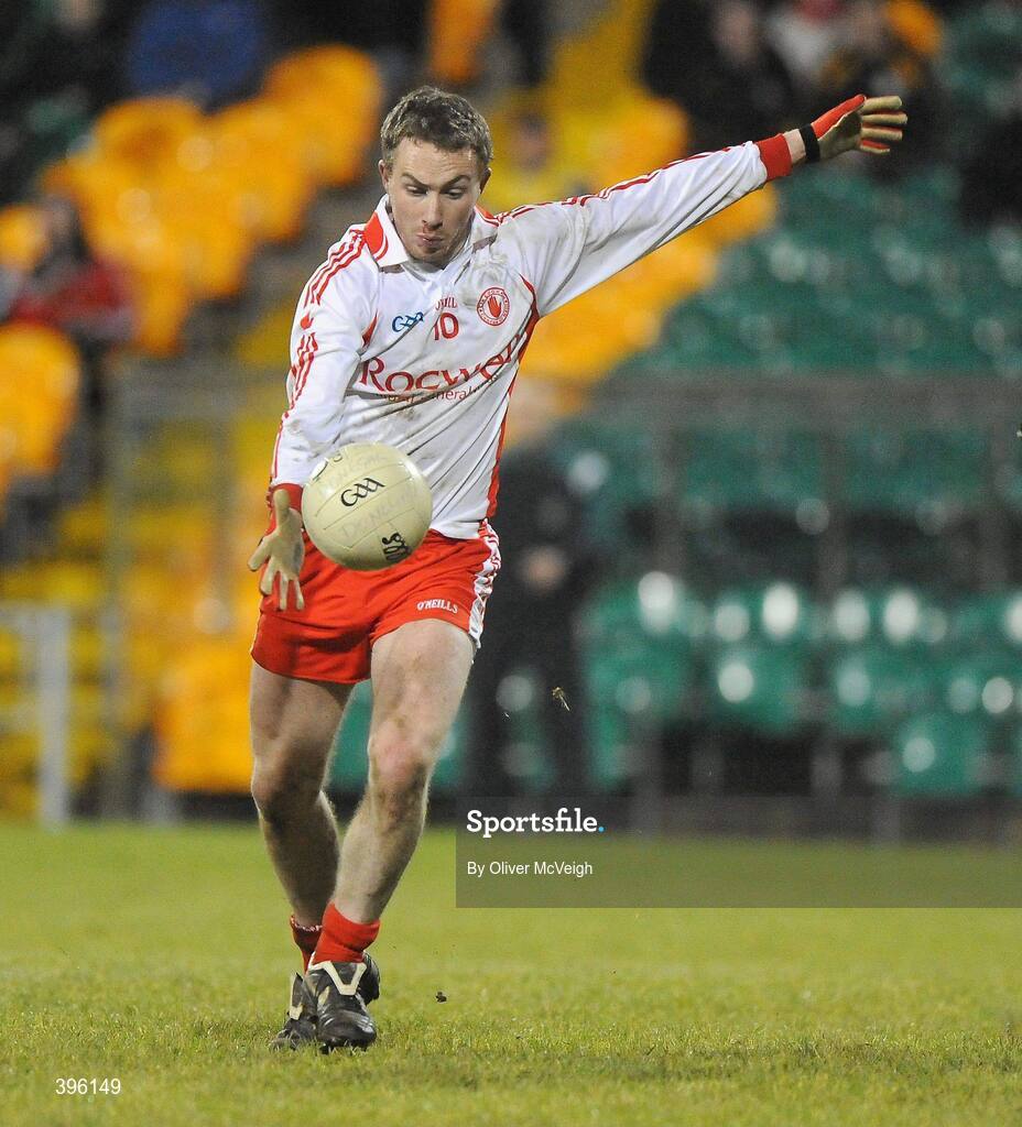 20 January 2010; Sean O'Neill, Tyrone. Barrett Sports Lighting Dr. McKenna Cup, Group B, Donegal v Tyrone, MacCumhaill Park, Ballybofey, Co. Donegal. Picture credit: Oliver McVeigh / SPORTSFILE