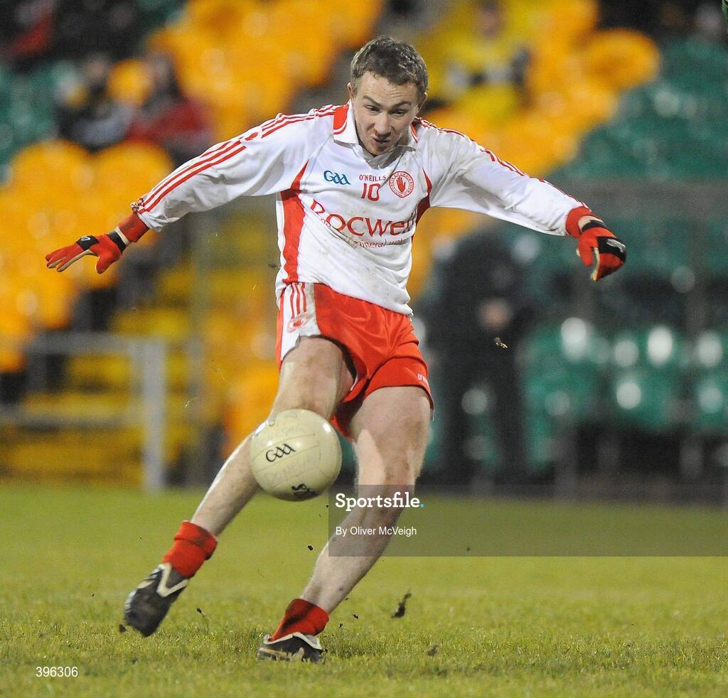 20 January 2010; Sean O'Neill, Tyrone. Barrett Sports Lighting Dr. McKenna Cup, Group B, Donegal v Tyrone, MacCumhaill Park, Ballybofey, Co. Donegal. Picture credit: Oliver McVeigh / SPORTSFILE