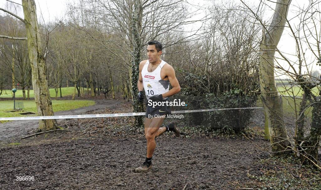 23 January 2010; Juan Luis Barrios, Mexico, in action during the Senior Men's race. Antrim IAAF International Cross Country, Greenmount Campus, Belfast, Co. Antrim. Picture credit: Oliver McVeigh / SPORTSFILE