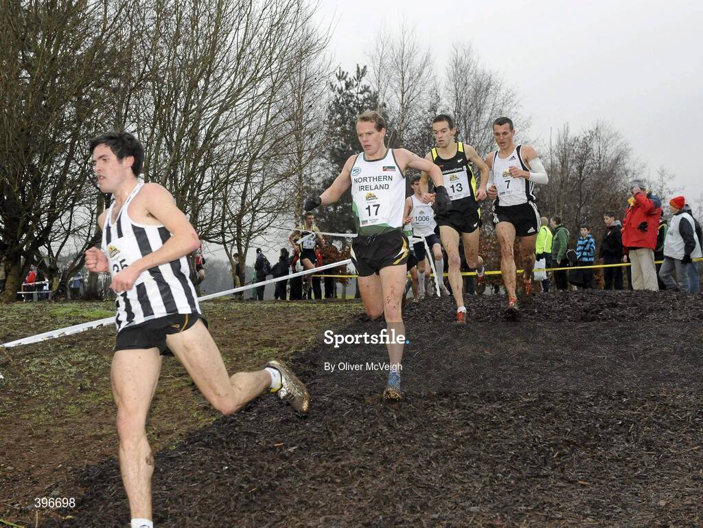 23 January 2010; Competitors during the Senior Men's race. Antrim IAAF International Cross Country, Greenmount Campus, Belfast, Co. Antrim. Picture credit: Oliver McVeigh / SPORTSFILE