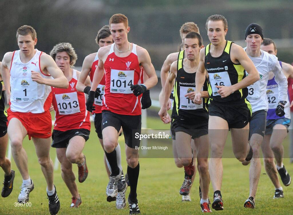 23 January 2010; Competitors in action during the Senior Men's race. Antrim IAAF International Cross Country, Greenmount Campus, Belfast, Co. Antrim. Picture credit: Oliver McVeigh / SPORTSFILE