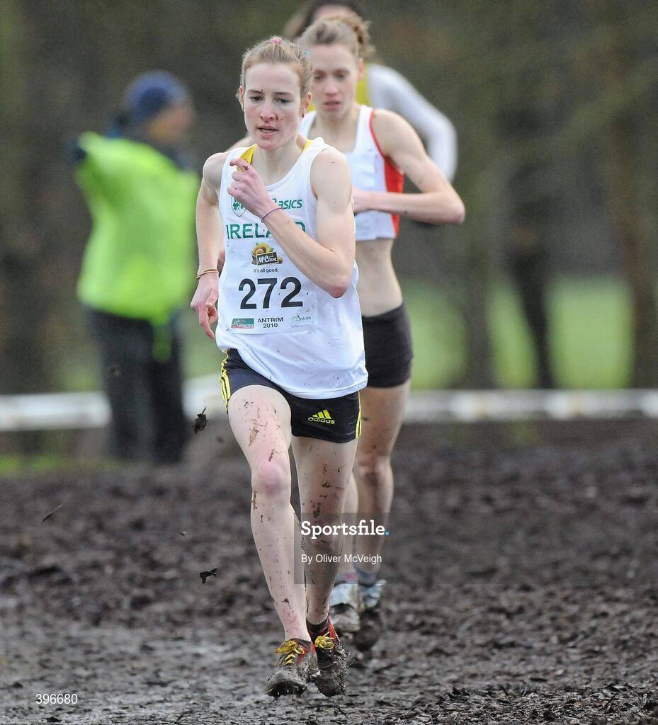 23 January 2010; Fionnuala Britton, Ireland, in action during the Senior Women's race. Antrim IAAF International Cross Country, Greenmount Campus, Belfast, Co. Antrim. Picture credit: Oliver McVeigh / SPORTSFILE