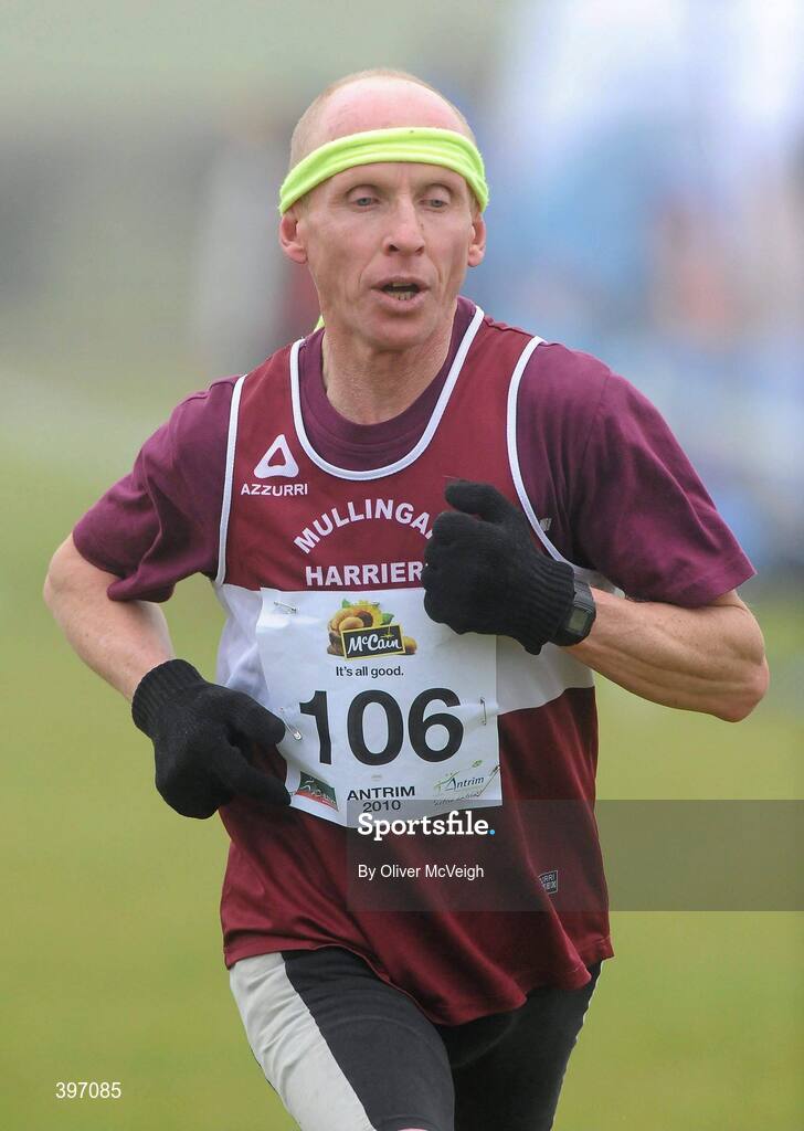 23 January 2010; Ben Vaitkavichius, Mullingar Harriers, in action during the Male Masters race. Antrim IAAF International Cross Country, Greenmount Campus, Belfast, Co. Antrim. Picture credit: Oliver McVeigh / SPORTSFILE