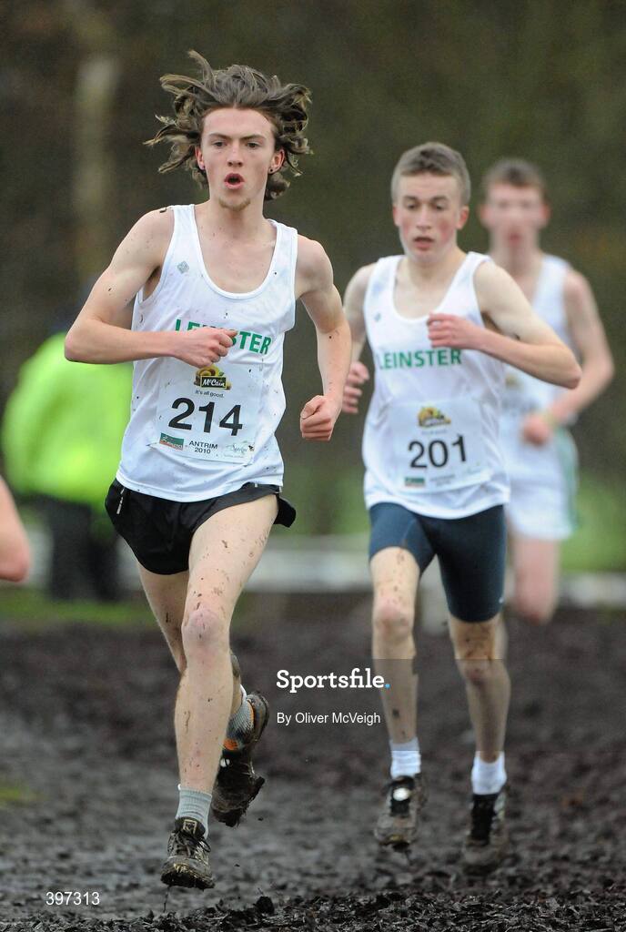 23 January 2010; Jayme Rossiter, Clonliffe Harriers, Ireland, in action during the IAAF Junior Mens race, Antrim IAAF International Cross Country. Greenmount Campus, Belfast, Co. Antrim. Picture credit: Oliver McVeigh / SPORTSFILE