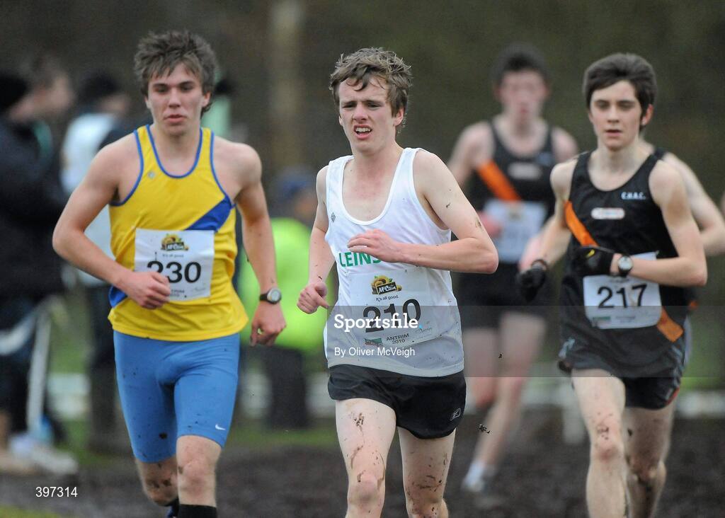23 January 2010; Eric McCann, Clonliffe Harriers, Ireland, in action during the IAAF Junior Mens race, Antrim IAAF International Cross Country. Greenmount Campus, Belfast, Co. Antrim. Picture credit: Oliver McVeigh / SPORTSFILE