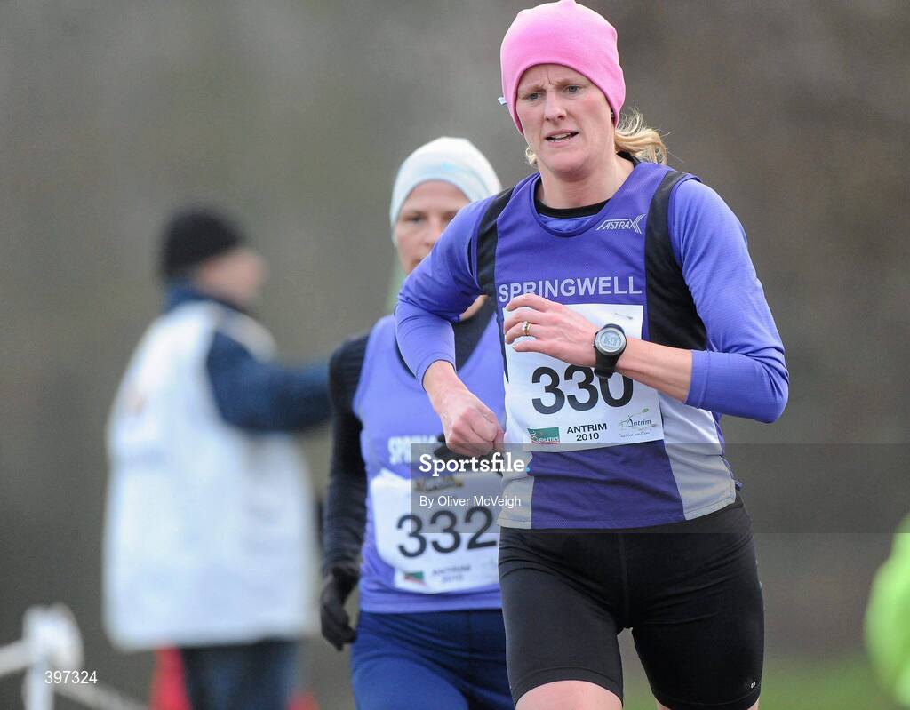 23 January 2010; Allison Rankin, Springwell, in action during the Senior Womens race, Antrim IAAF International Cross Country. Greenmount Campus, Belfast, Co. Antrim. Picture credit: Oliver McVeigh / SPORTSFILE
