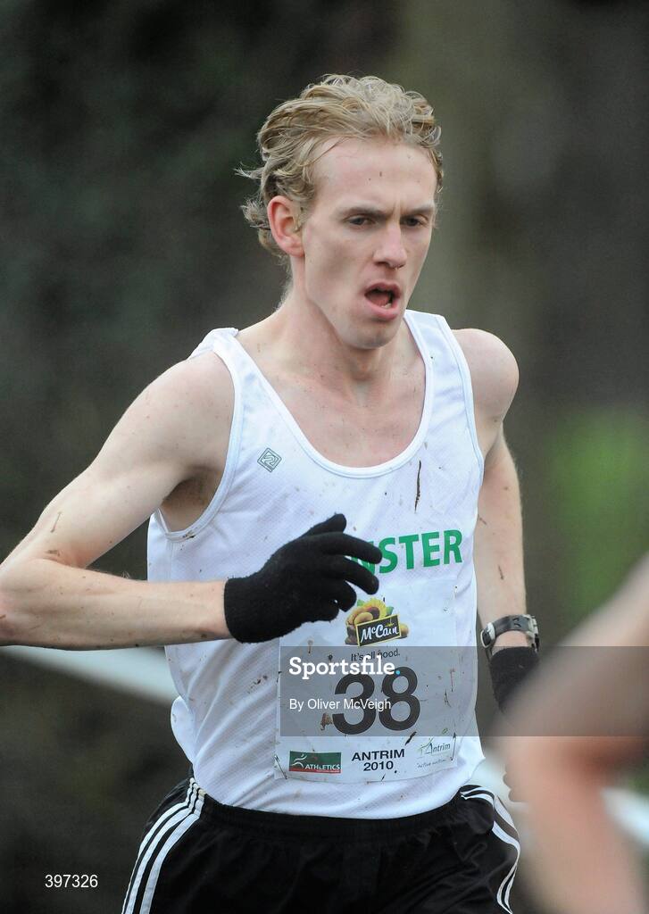 23 January 2010; Dan Mulhare, North Laois AC, in action during the Senior Mens race, Antrim IAAF International Cross Country. Greenmount Campus, Belfast, Co. Antrim. Picture credit: Oliver McVeigh / SPORTSFILE